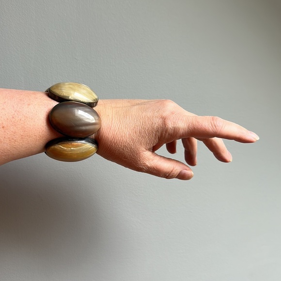 Monies Statement Horn Bracelet - Picture 13 of 13